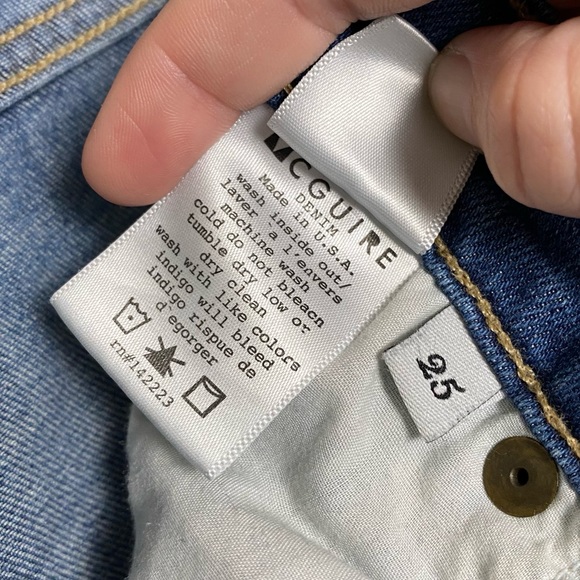 McGuire Newton Skinny Oceana Wash Mid Rise Jeans - Picture 12 of 12